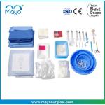 Full Set Component Surgical Cath Pack With Angio Drape 4 Hole for sale