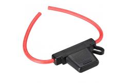China APX Maxi Blade Fuse Holders / 8 Awg Inline Fuse Holder PVC Splashproof supplier