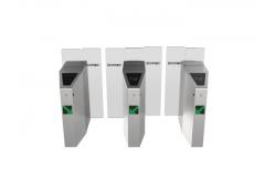 China 40W 550mm Width Cards Reader Glass Sliding Turnstile supplier