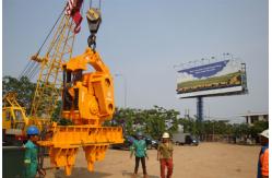 China Frequency Variable Sheet Pile Driver Electric Vibro Hammer High Efficiency supplier