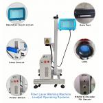 Date Coding Fiber Laser Engraving Machine For Metal ISO CE Certificate for sale