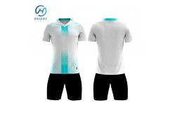 China Custom Classic V-Neck Soccer Uniform – Lightweight Team Kit with Name & Logo supplier