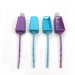 Slim 30ml PET Hand Sanitizer Bottle With Silicone Holder