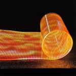 Ultra Transparent LED Film Display Flexible Advertising Screen LED Window Wall Screen for Glass for sale