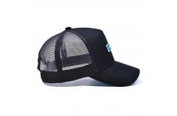China Lightweight Men 6 Panel Trucker Cap With Woven Label supplier