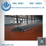 Extrusion FRP Round Tubes Plastic Tubing For Handrail or Fencing System for sale