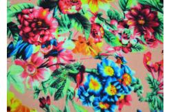 China Twill Polyester Fabric / Patterned Printed Polyester With Heat Transfer supplier