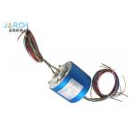 2A / 10A Through Bore Slip Ring 24 Circuits Shaft Mounting Aluminium Alloy Connector for sale