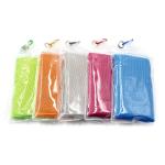 Rapid Cooling Custom Gym Towel Environmental Friendly Dging Processed Soft