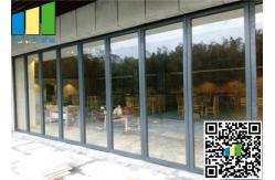 China Aluminum Frameless Operable Sliding Glass Partition Wall 12mm Thickness supplier