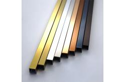 China 8ft U Profile Stainless Steel Tile Trim ASTM Standard SS Tile Edge Trim supplier