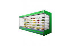 China A Style Commercial Open Cold Drink Display Cooler With 4 Layers supplier
