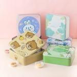 Round Decorative Cookie Tin Cans Food Canned Jars For Gift Packing for sale
