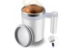 China 13oz Automatic Stirring Cup Auto Stir Coffee Cup With 2 Stir Bar supplier