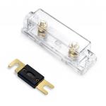 10A 32VDC Double Busbar Fuse Holder Block Gold Plating Transparent Base For Car for sale