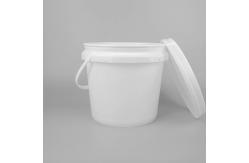 China Red Plastic Paint Bucket with Lid Durable and  supplier