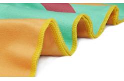 China Patterned  Non Stick Sublimated Beach Towels Colourful Reversible Heavy Duty supplier