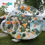 Outdoor Transparent Bubble House Inflatable Balloon Bubble Tent House For Child for sale