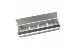 China 500mm Length Soft Closed Computer Desk Grommet Retractable Cable Management supplier