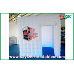 Inflatable Photo Booth Hire Square Inflatable Photo Booth , LED Light Oxford Cloth Portable Photo Booth for sale