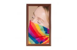 China 32 wall mounted digital signage digital picture frame advertising player supplier