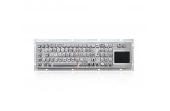 China Industrial Metal Keyboard With Touchpad With USB Or PS2 Interface supplier