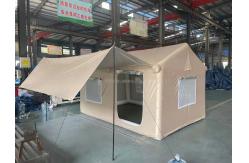 China Air Family Inflatable Camping Tent Canvas Customized Luxury Polyester supplier