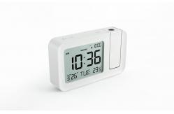 China LCD Display Dimmable Indoor Outdoor Thermometer Clock USB Battery Powered supplier