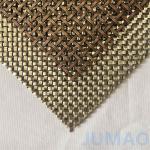Variety of Color Coated Architectural Wire Mesh Decorative Metal Mesh Facade for sale