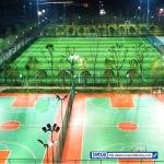 Seamless PU Sports Flooring High elasticity and wear resistance