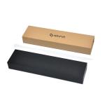 250g 300g Black Kraft Paper Box For Packaging Earring Jewlery Box Gift for sale
