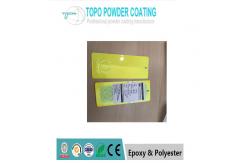 China Ral1026 High Glossy Pure Polyester Powder Coating Non Toxic For Pipeline Industry supplier