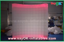 China Inflatable Photo Booth Rental Foldable Photo Booth Inflatable Lighting Wall Backdrop In Wedding supplier