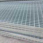 Outdoor Residential Building Steel Stair Treads Grating Metal Welded Galvanized Steps for sale