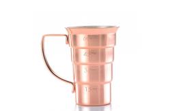 China Stainless Steel Cocktail Jigger Step Shape Precision Graduated Bar Jigger supplier