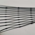 Flexible Black Coating 316SS Wire Rope Mesh For Fence And Balcony Railing for sale