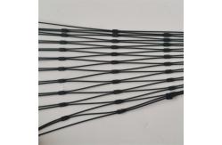 China Flexible Black Coating 316SS Wire Rope Mesh For Fence And Balcony Railing supplier