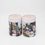 Cylindrical Paper Kraft Tube Packaging Cardboard Cans for Tea / Dried Food for sale