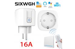 China Plastic Smart Socket Plug Overload Protection Remote Access supplier