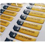 Multipurpose Epoxy Sticker Printing Badges logo for sale