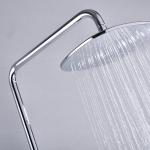Thermostatic Single Handle Round Shower Set Brass Body Chrome Finished