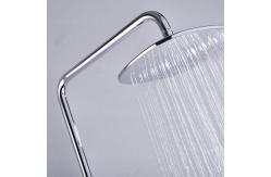 China Thermostatic Single Handle Round Shower Set Brass Body Chrome Finished supplier