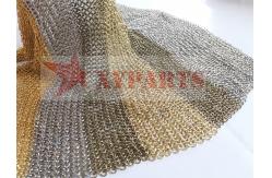 China Light Partitioning Copper Metal Ring Mesh 8 Mm supplier