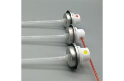 China Dashboard Polish Wax Spray Aerosol Valve For Automotive Interior Protection supplier