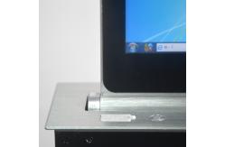 China Aluminum Panel HD Screen Motorized Monitor Lift 17.3 Inch supplier