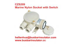 China 10A electrical socket marine nylon plug socket CZS101 Waterproof Boat Plugs supplier