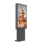 55 Inch Outdoor Digital Menu Boards Drive Thru For Fast Food Restaurants Full HD Monitor 3000nits for sale