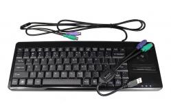 China 88 Keys Desktop Plastic Ruggedized Keyboard 14.0mm Trackball USB Interface supplier