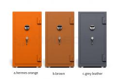 China Leather-Covered Heavy Duty Fireproof Jewelry Safe Watch Safe With Watch Winder supplier