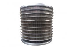 China Stainless Steel Wedge Wire Strainer Rotating Drum Screen For Pulp Machine supplier